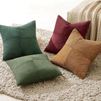 MIULEE Boho Christmas Green Decorative Throw Pillow Covers 20x20 Set of 4 - Image 5