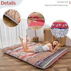 MAXYOYO Bohemian Retro Floor Mattress Vintage Floral Japanese Futon Mattress - Image 6