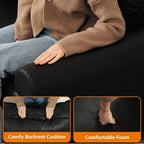 EASE MOOSE 70.6" Faux Leather Loveseat Sofa, Deep Seat Waterproof and - Image 7