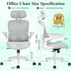 SUNNOW Ergonomic Office Chair, Comfy Mesh Desk Chair, High Back Computer Gaming - Image 3