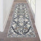 HEBE Hallway Runner Rug 2'x6', Washable Non Slip Kitchen Rug Runner | Soft Boho by HEBE
