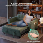 LINSY 54" Pull Out Couch with Charging Station - Image 7