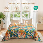LUTBM Throw Blanket for Bed Couch Sofa Soft Cotton Twin Breathable Summer - Image 4