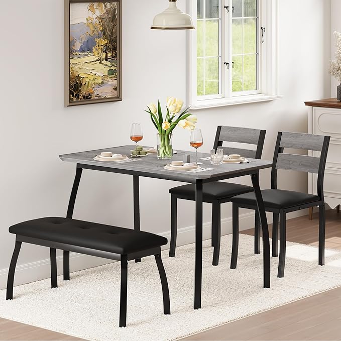 IDEALHOUSE 43'' Dining Table Set - Image 4