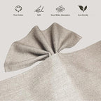 BALCONY & FALCON Cloth Napkins Set of 6 Washable Linen Napkins Absorbent - Image 2