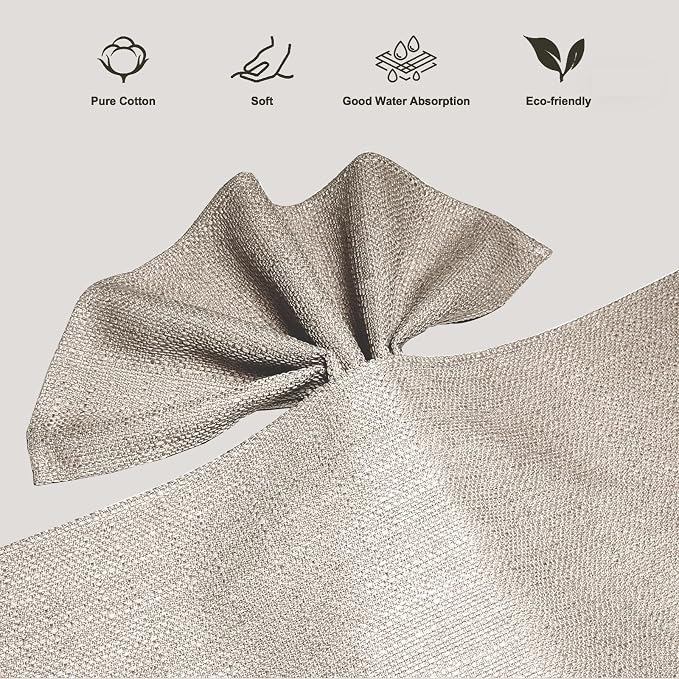 BALCONY & FALCON Cloth Napkins Set of 6 Washable Linen Napkins Absorbent - Image 2