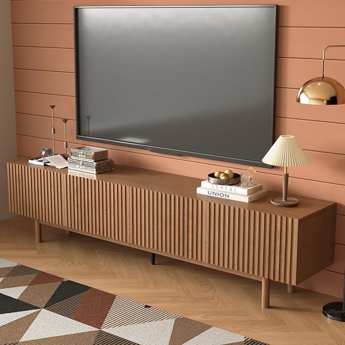 86.61" Mid-Century Modern TV Stand - Image 3