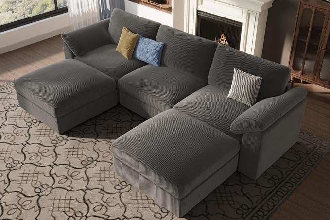 EASE MOOSE Oversized Modular Sectional Sofa, Extra Large L Shape Sectional - Image 3