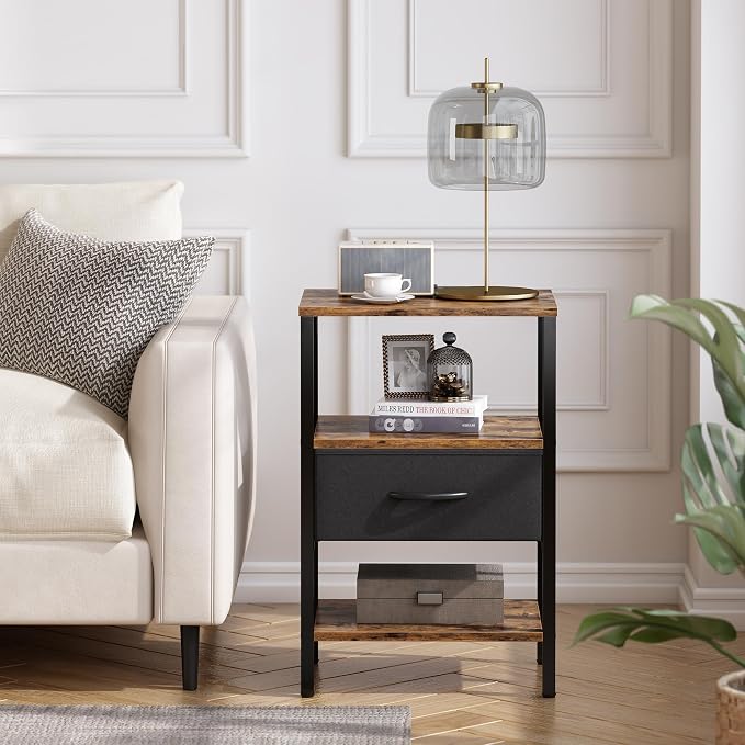 SUPERJARE Nightstand Set of 2, Bed Side Tables - Image 10