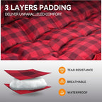 Double Camping Chairs Padded Loveseat Chair - Image 4