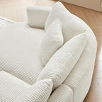 122.04'' Curved Sectional Sofa Couch - Image 6