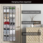 SAVERHO Over the Door Shoe Organizer, Hanging Shoe Organizer - Image 6