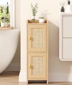 Akxomel Rattan Small Bathroom Cabinet by Akxomel