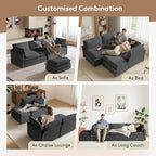 ROWHY 104'' Modular Sectional Cloud Couch - Image 4