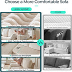 LINSY HOME Sectional Sleeper Sofa - Image 6