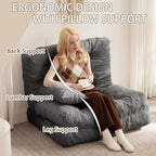 Folding Sofa Bed, Convertible Sleeper Chair - Image 3