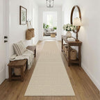 KOZYFLY Cotton Runners Rugs for Hallway 2.5'x10', Washable Runner Rug, Woven - Image 8