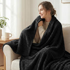 Exclusivo Mezcla Large Waffle Fleece Throw Blanket - Image 2