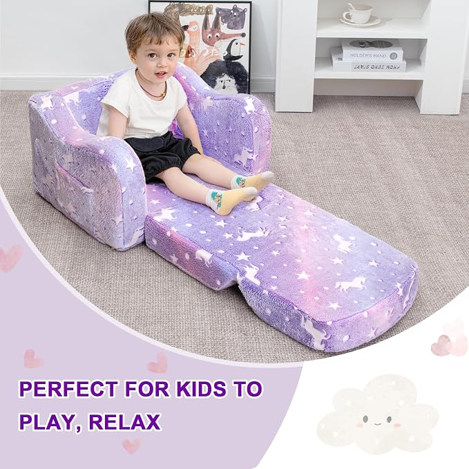 Airpanda Comfy Toddler Couch and Chair - Image 5