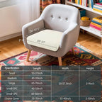 Hokway Couch Cushion Slipcovers Small Stretch Reversible Cushion Protector - Image 2