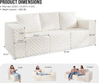 Modular Sectional Sofa 3-Seater Modular Couch - Image 2