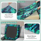 4Pcs Patio Cushion Covers Stretch Outdoor Furniture Protector Slipcovers | - Image 5