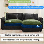Oprisen 86" Modular Sectional Sofa, Comfy Cloud Couch Sectional Sofa - Image 3