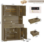 HOSTACK 71" Pantry Cabinet - Image 3