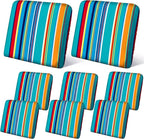 Geyoga 8 Pcs Patio Stretch Sofa Cushion Covers Outdoor Cushion Covers by Geyoga
