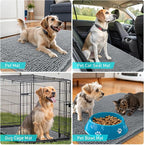 OLANLY Dog Door Mat for Muddy Paws 40x24, Super Absorbent Chenille Mud Mat | - Image 7