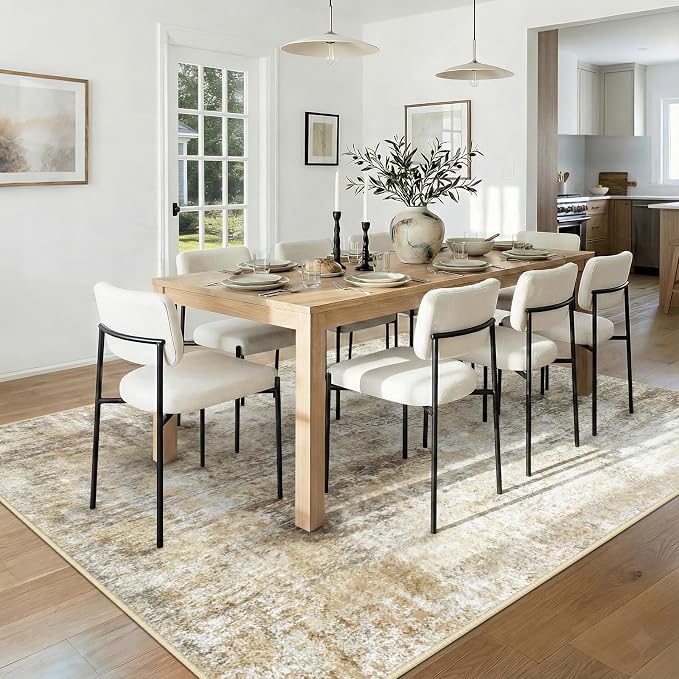 RELEANY Washable 5'x7' Abstract Area Rug - Image 3