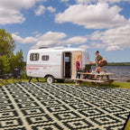 SAND MINE Reversible Mats, Plastic Straw Rug, Modern Area Rug, Large Floor Mat - Image 5