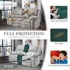 100% Waterproof Sectional Recliner Couch Covers - Image 5