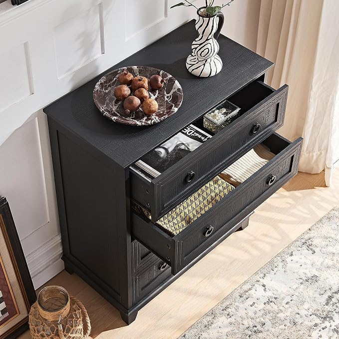 Joaxswe Farmhouse 4 Drawer Dresser - Image 5