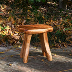 Greenage Cedar Roots Wooden Stool Naturally Shape 10" x 13.5" x 12.2" H Wood - Image 4