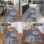 HEBE Hallway Runner Rug 2'8''x12', Washable Non Slip Kitchen Rug Runner | Soft - Image 6