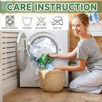 CALBODE 12 Pcs Outdoor Seat Cushion Covers, Tropical Plant | Stretch Chair Seat - Image 8