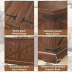 Joaxswe Farmhouse Coffee Table - Image 5