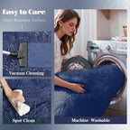 6x9 Area Rug for Living Room: Fluffy Shag Soft Washable Rugs Large Fuzzy Plush - Image 3