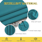 NICETOWN Blackout Peacock Teal Curtains & Drapes - Image 4