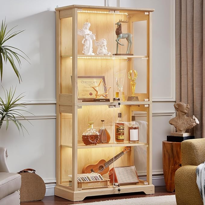 LELELINKY Farmhouse Display Cabinet by LELELINKY