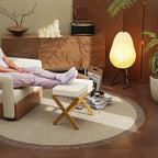 BAMBOOHOMIE Foldable Foot Stool Ottoman, Modern Foot Rest - Image 7