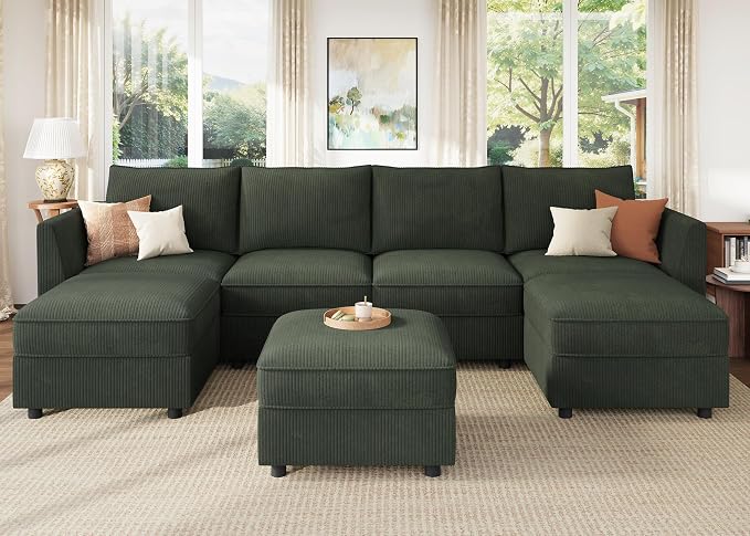HONBAY Modular Sofa U Shaped Sectional Couch by HONBAY