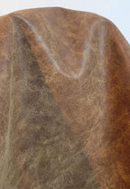 Acorn Medium Brown Distressed Soft faux Vegan PU {Peta Approved Vegan} Leather - Image 5