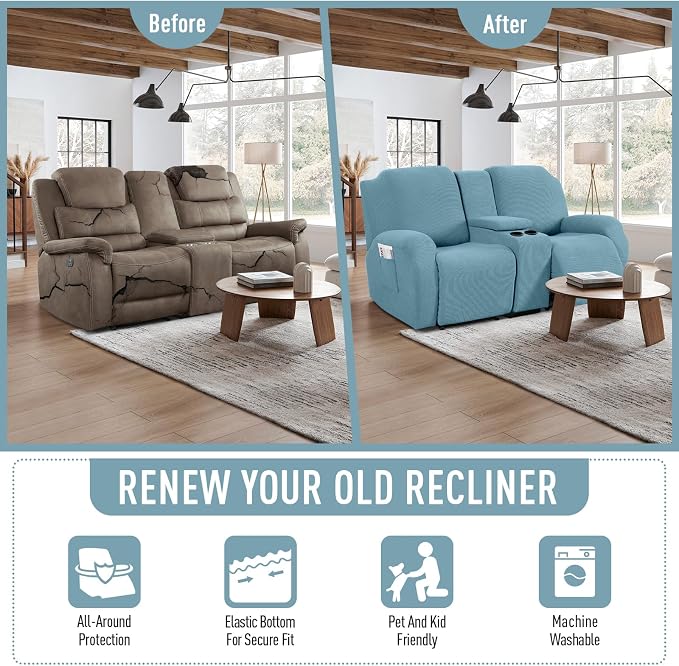 TAOCOCO Loveseat Recliner Cover - Image 4