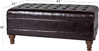 HomePop Deluxe Tufted Storage Bench - Image 3