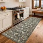 GarveeHome Washable Runner Rug 2x6, Non Slip Floral Kitchen Runner - Image 2