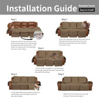 Easy-Going Oversized Recliner Sofa Cover, Reversible Couch Cover - Image 7