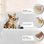 Arfntevss Stretch Sectional Couch Covers L Shaped Corner Sectional Sofa Cover - Image 3