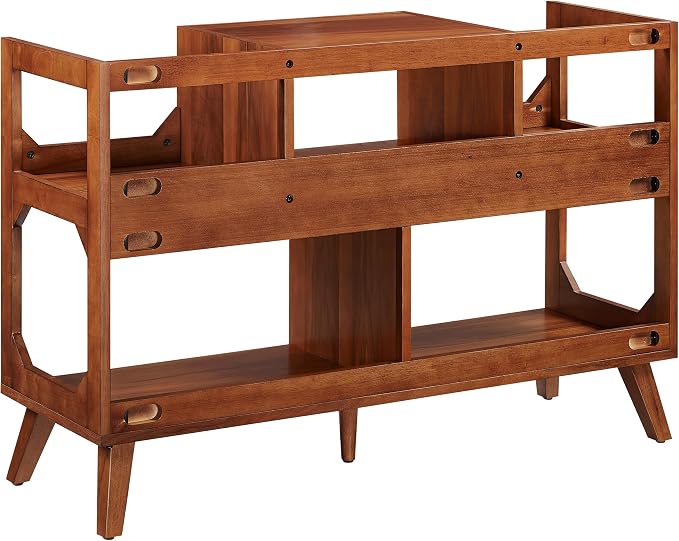 Crosley Furniture Asheville Mid-Century Modern Media Console Record Player Stand - Image 5
